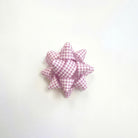 JIPPURI Gingham Bow 2" Purple