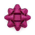 JIPPURI Matte Glitter Bow 3" Magenta