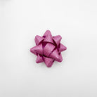 JIPPURI Matte Glitter Bow 2" Dark Pink