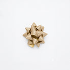 JIPPURI Matte Glitter Bow 2" Pale Gold