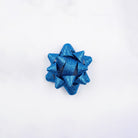 JIPPURI Matte Glitter Bow 2" Light Blue