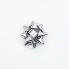 JIPPURI Flower Bow 2" Silver