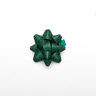 JIPPURI Matte Glitter Bow 2" Moss Green