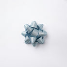 JIPPURI Matte Glitter Bow 2" Pastel Blue
