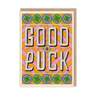 OHH DEER Greeting Card Good Luck Typographic