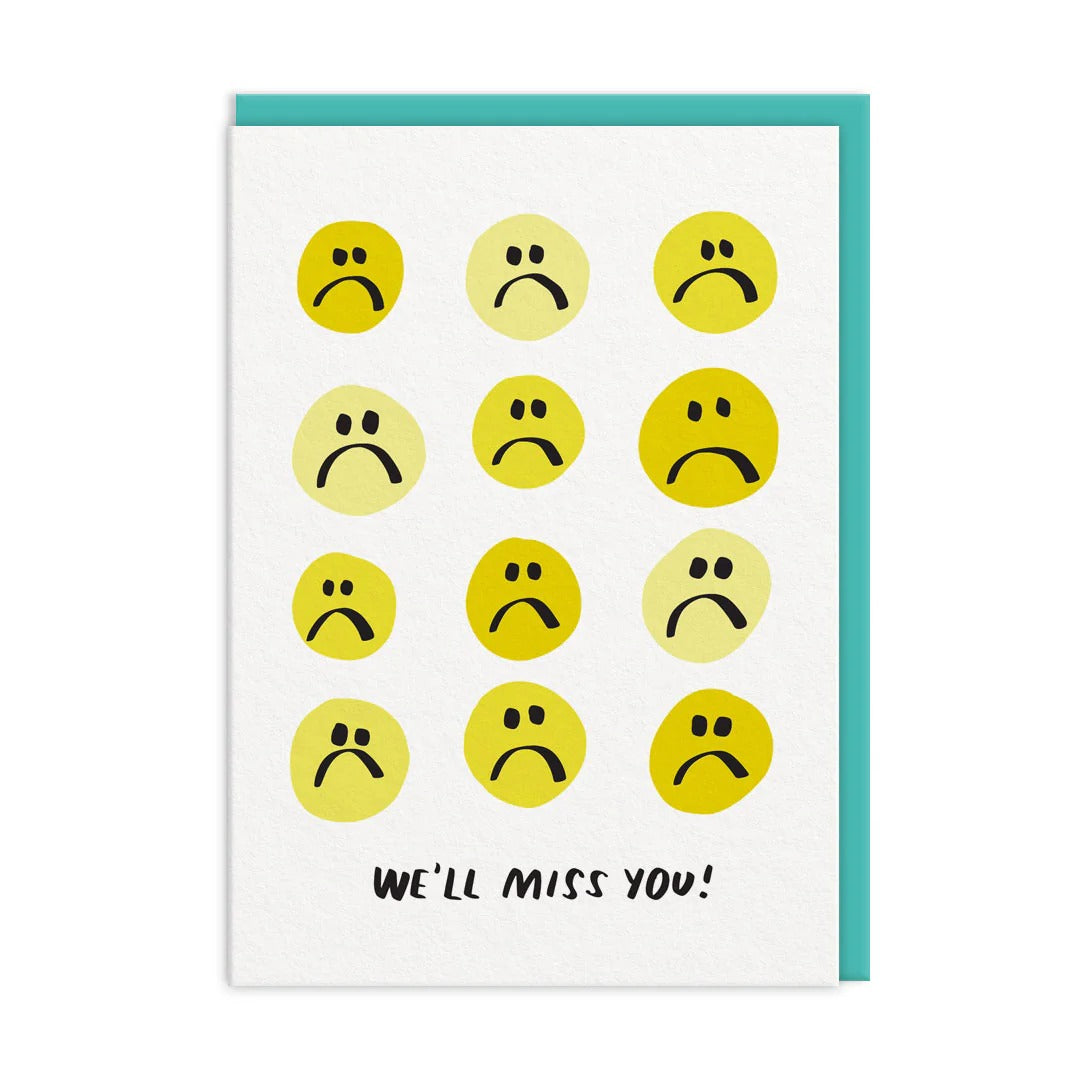 OHH DEER Greeting Card We'll Miss You