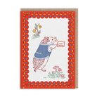 OHH DEER Greeting Card Hedgehog Mini