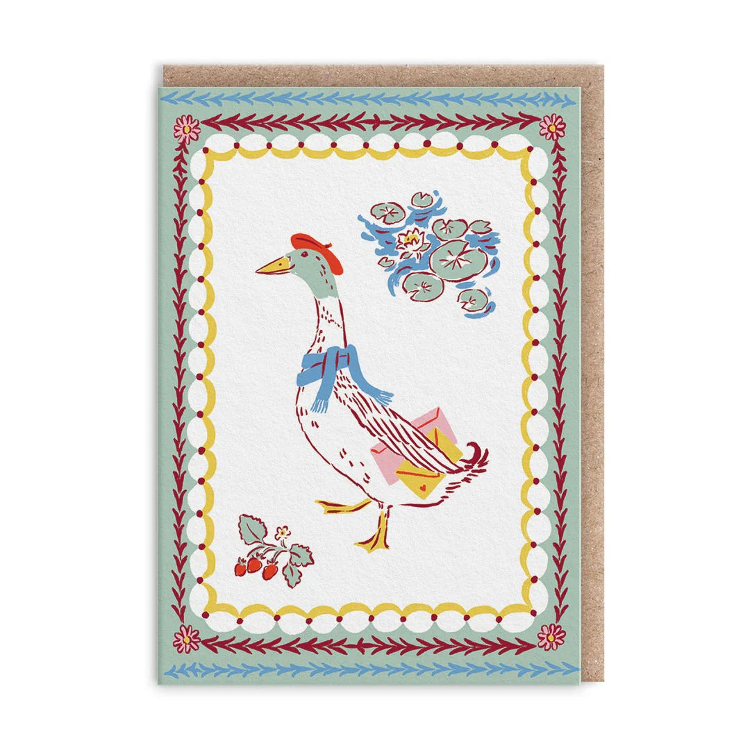 OHH DEER Greeting Card Duck Mini