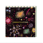OHH DEER Greeting Card Congratulations Fireworks Mini Square