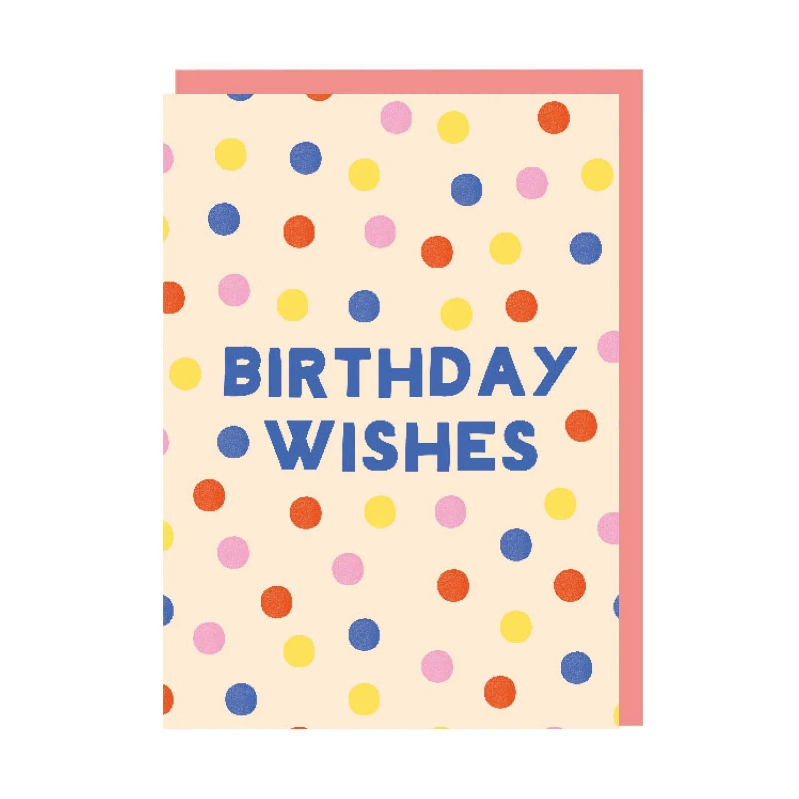 OHH DEER Card Birthday Polka Dot