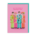 OHH DEER Greeting Card The Beatles