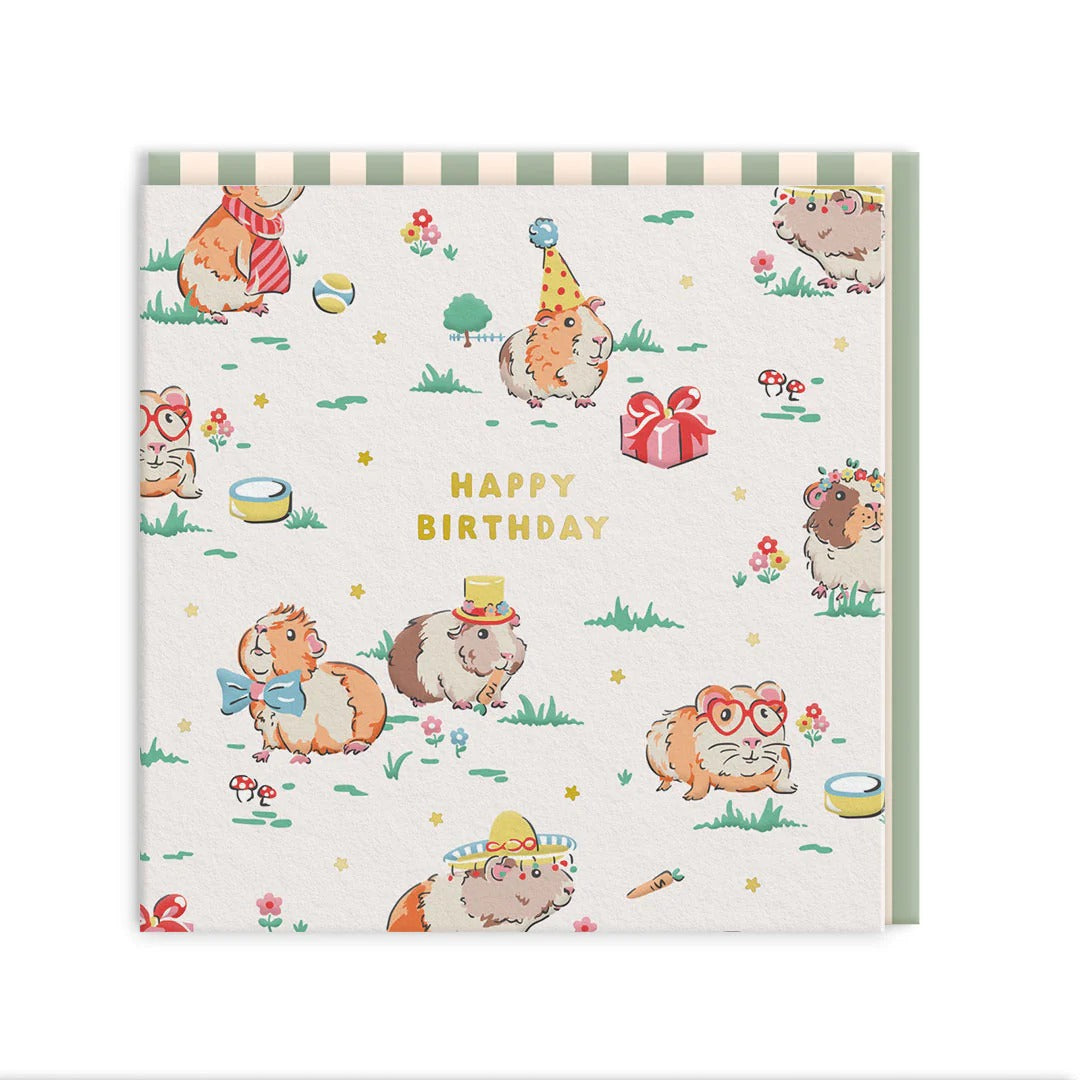 OHH DEER Greeting Card Hamster Mini Square