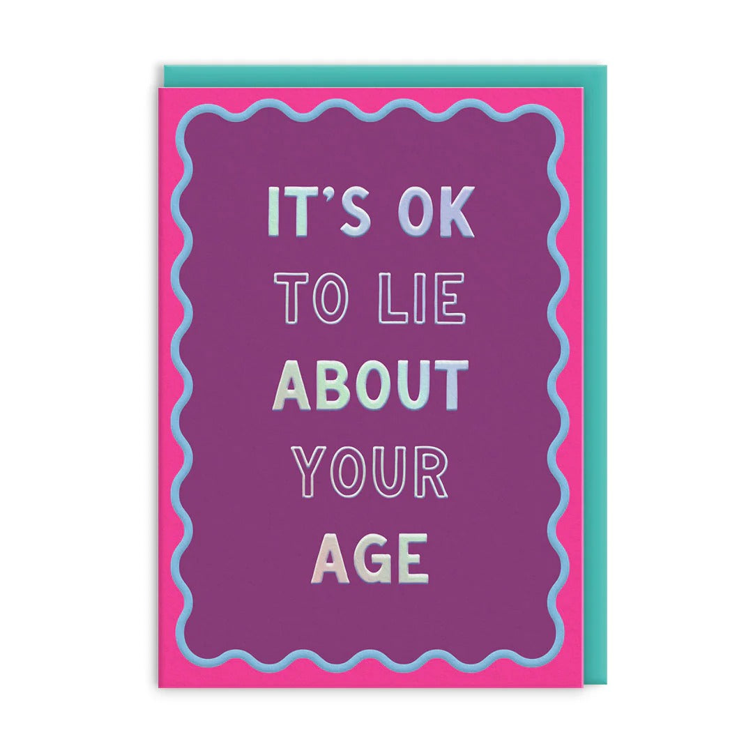 OHH DEER Greeting Card Ok to Lie