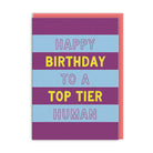 OHH DEER Greeting Card Top Tier Human