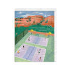 OHH DEER Greeting Card Pickleball