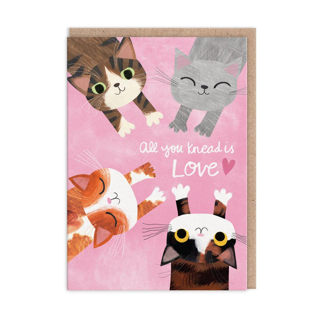OHH DEER Greeting Card All You Knead Is Love