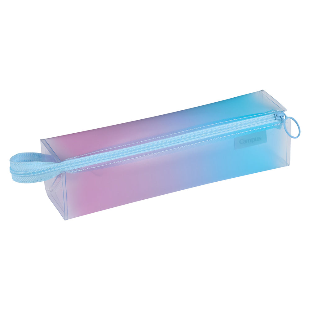 KOKUYO Campus Positive & Relax C2 Clear Pencase Sky Blue