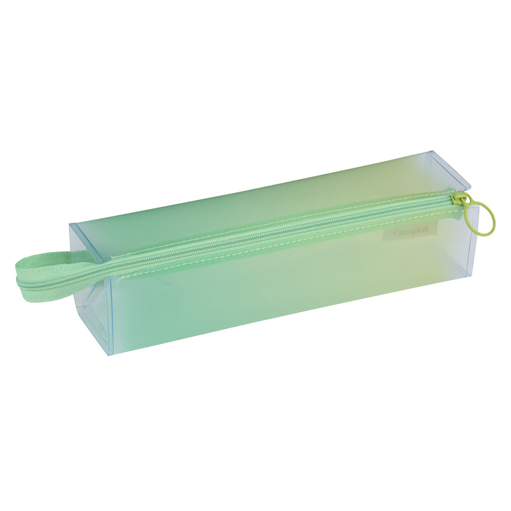 KOKUYO Campus Positive & Relax C2 Clear Pencase Citrus Green