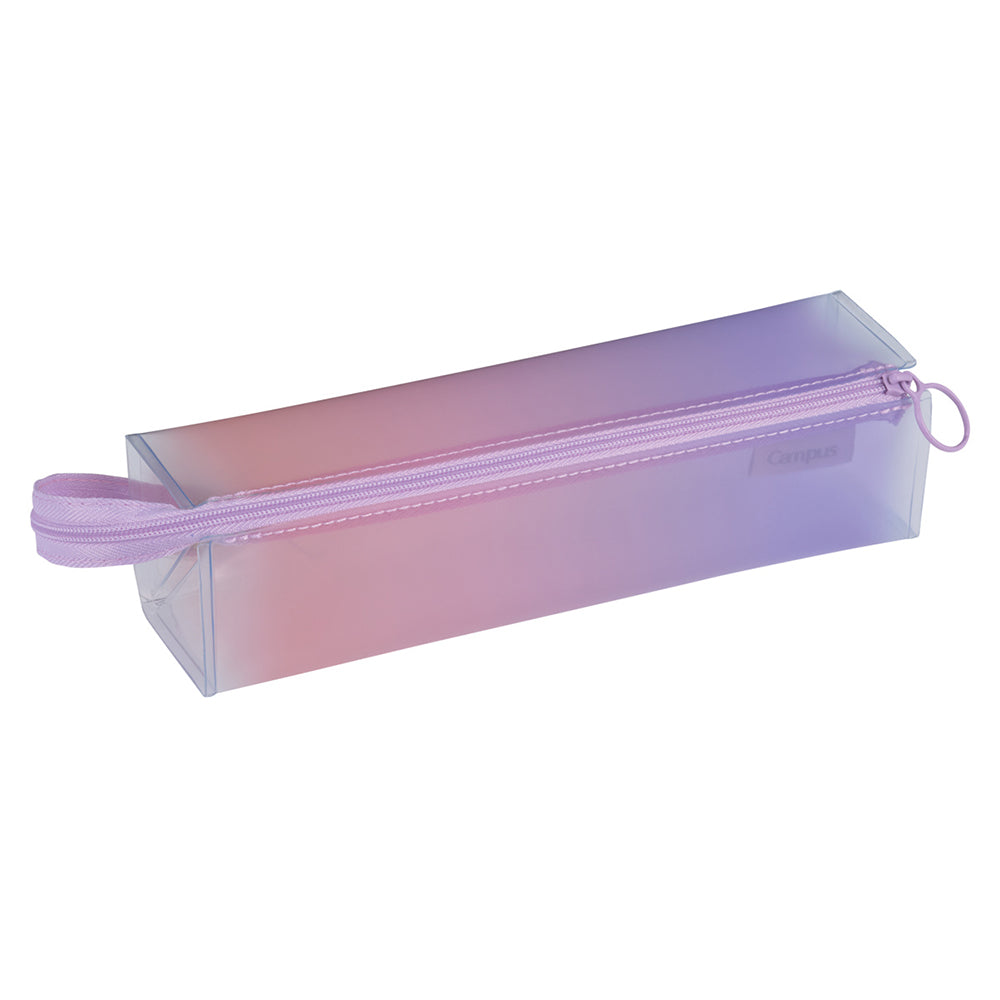 KOKUYO Campus Positive & Relax C2 Clear Pencase Twilight Purple