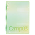 KOKUYO Campus Positive & Relax Soft Ring Notebook B5 Dot Line 6mm 40-Sheets Citrus Green