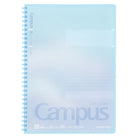 KOKUYO Campus Positive & Relax Soft Ring Notebook B5 Dot Line 6mm 40-Sheets Midnight Blue