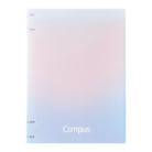 KOKUYO Campus Positive & Relax 4-Hole Binder Notebook B5 40-Sheets Sky Blue