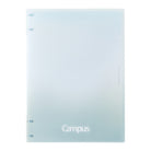 KOKUYO Campus Positive & Relax 4-Hole Binder Notebook B5 40-Sheets Evening Grey