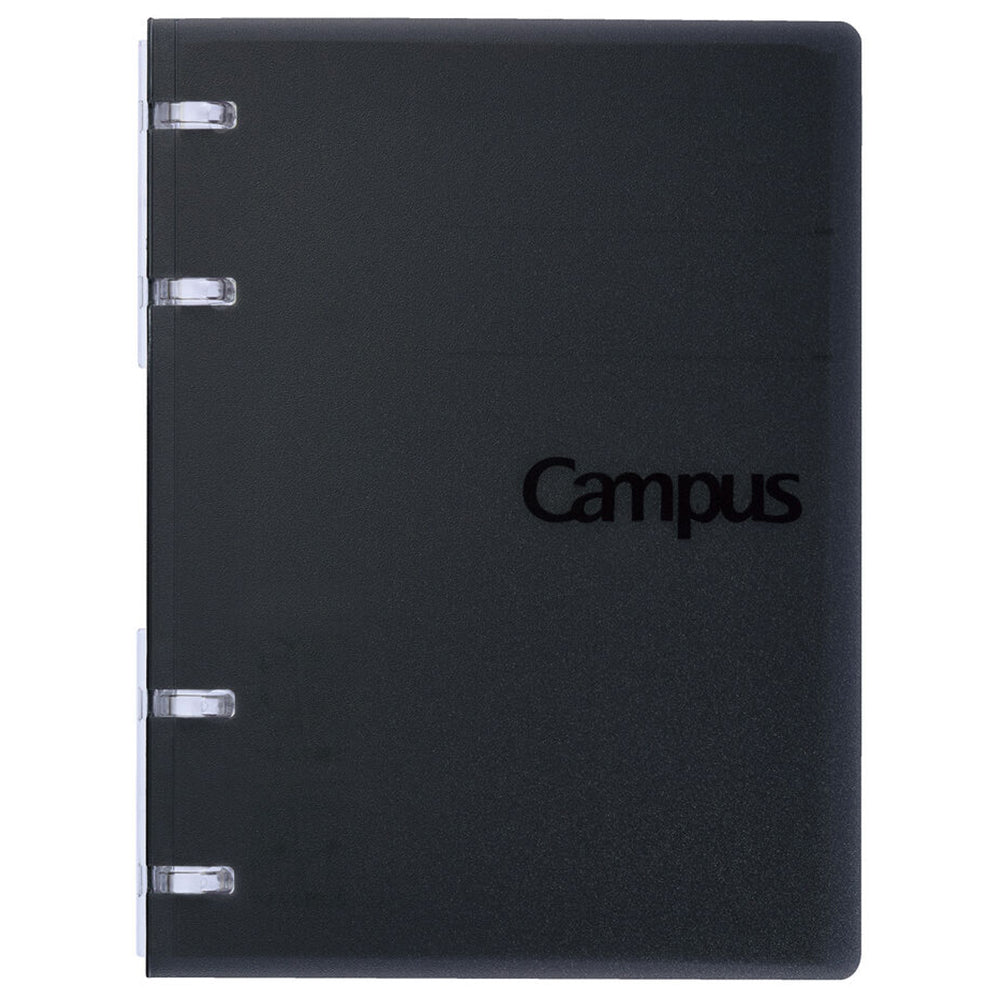 KOKUYO Campus 2x2 Ring Binder Notebook A6 40-Sheets Black