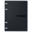 KOKUYO Campus 2x2 Ring Binder Notebook A6 40-Sheets Black