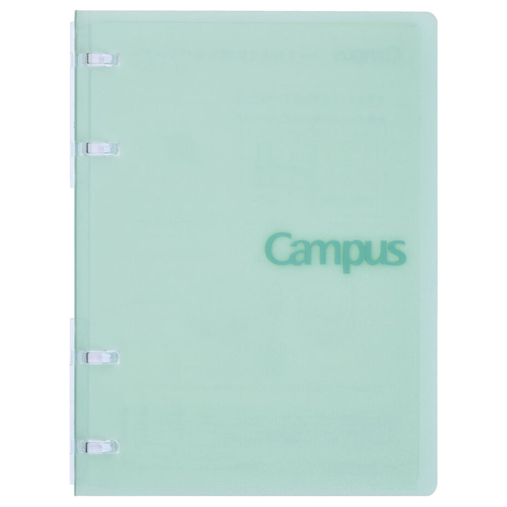 KOKUYO Campus 2x2 Ring Binder Notebook A6 40-Sheets Green
