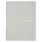 KOKUYO Campus 2x2 Ring Binder Notebook A6 40-Sheets Grey