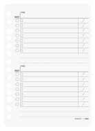 KOKUYO Campus TODO Loose Leaf 50-Sheets A6