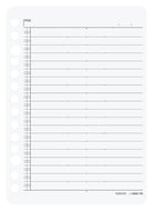 KOKUYO Campus Memorization Line Loose Leaf 30-Sheets A6