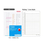 KOKUYO Campus Memorization Line Loose Leaf 30-Sheets A6