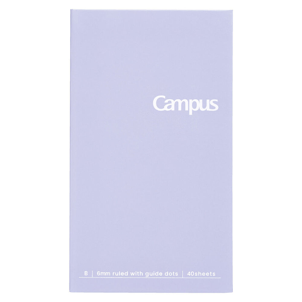 KOKUYO Campus Pocketable Notebook Dot Line 6mm 40-Sheets Purple