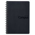 KOKUYO Campus Soft Ring Notebook A6 Dot Line 6mm 50-Sheets Black