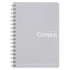KOKUYO Campus Soft Ring Notebook A6 Dot Line 6mm 50-Sheets Grey