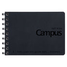 KOKUYO Campus Soft Ring Notebook A7 Dot Line 6mm 50-Sheets Black