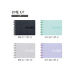 KOKUYO Campus Soft Ring Notebook A7 Dot Line 6mm 50-Sheets Black