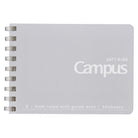KOKUYO Campus Soft Ring Notebook A7 Dot Line 6mm 50-Sheets Grey