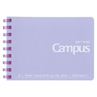 KOKUYO Campus Soft Ring Notebook A7 Dot Line 6mm 50-Sheets Purple