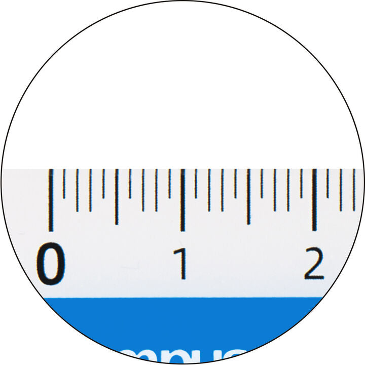 KOKUYO Campus Memorizaiton Ruler Blue