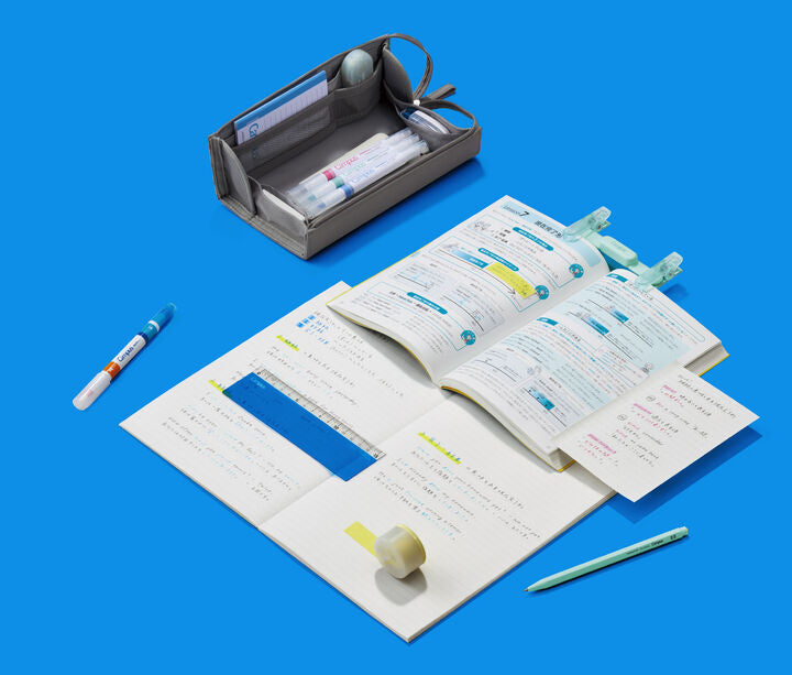 KOKUYO Campus Memorizaiton Ruler Blue