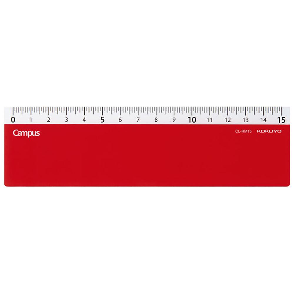 KOKUYO Campus Memorizaiton Ruler Red