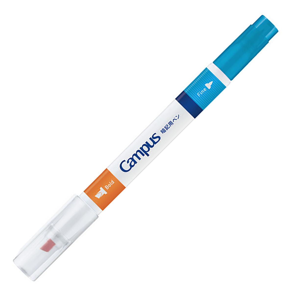 KOKUYO Campus Memorizing Pen Orange/Light Blue with Blue Color Sheet