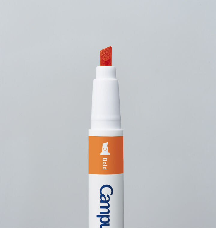 KOKUYO Campus Memorizing Pen Orange/Light Blue with Blue Color Sheet