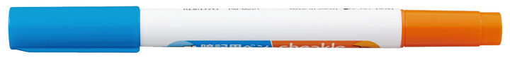 KOKUYO Campus Memorizing Pen Blue/Orange Checkle Bright Color Set
