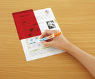 KOKUYO Campus Memorizing Pen Blue/Orange Checkle Bright Color Set