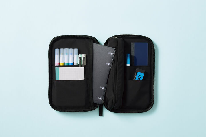 KOKUYO Campus Notebook-Style Pen Case Black