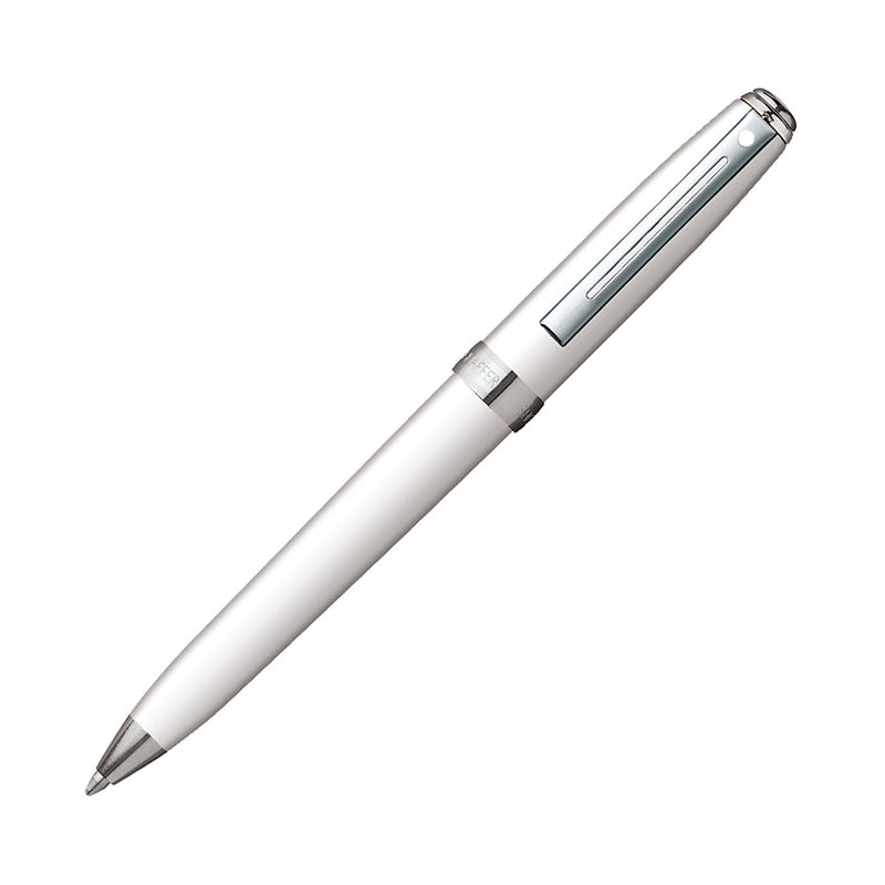 SHEAFFER Prelude Mini 9805 Gloss White Nickel Trim Ballpoint Pen